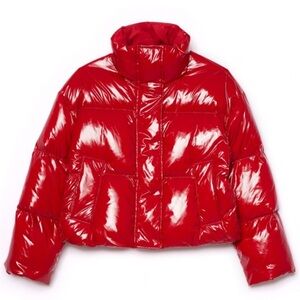 Stand Studio Glossy Red Jacket